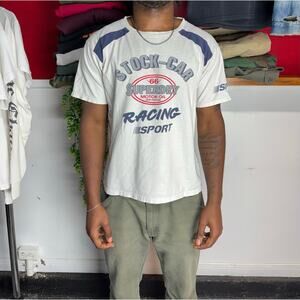 y2k stock car racing boxy racing tee